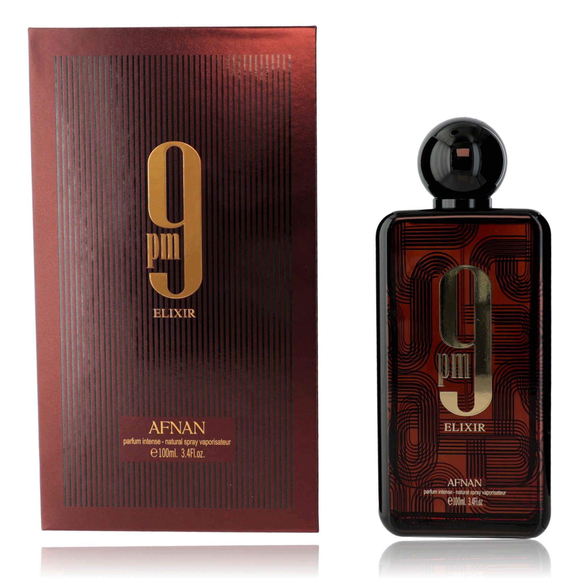9PM Elixir by Afnan, 3.4 oz Parfum spray for Unisex