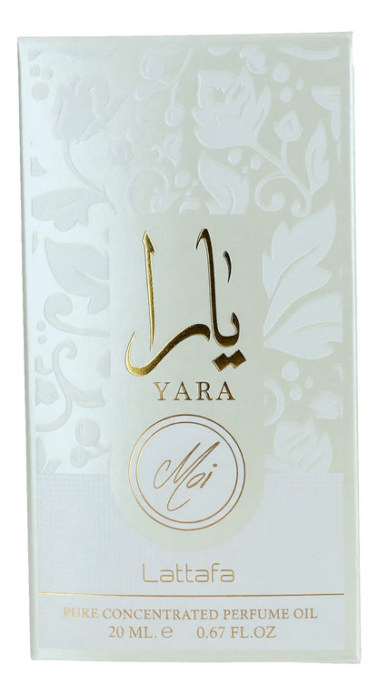Yara Moi by Lattafa, 0.67 oz Concentrated Perfume Oil for Women 