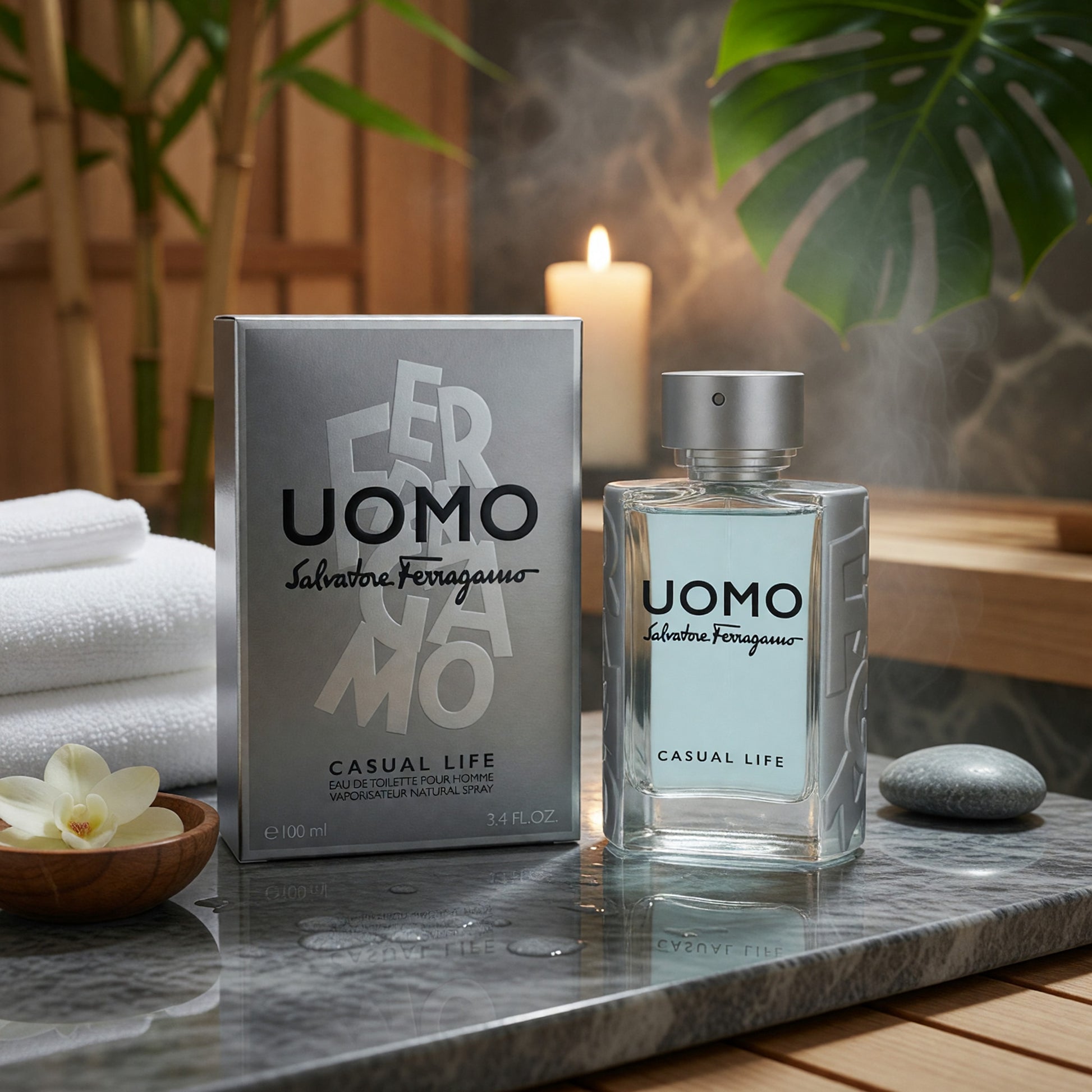Uomo Casual Life by Salvatore Ferragamo, 3.4 oz EDT Spray for Men