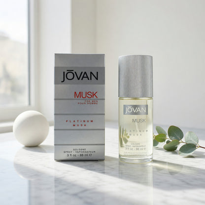 Jovan Platinum Musk by Jovan, 3 oz Eau De Cologne Spray for Men
