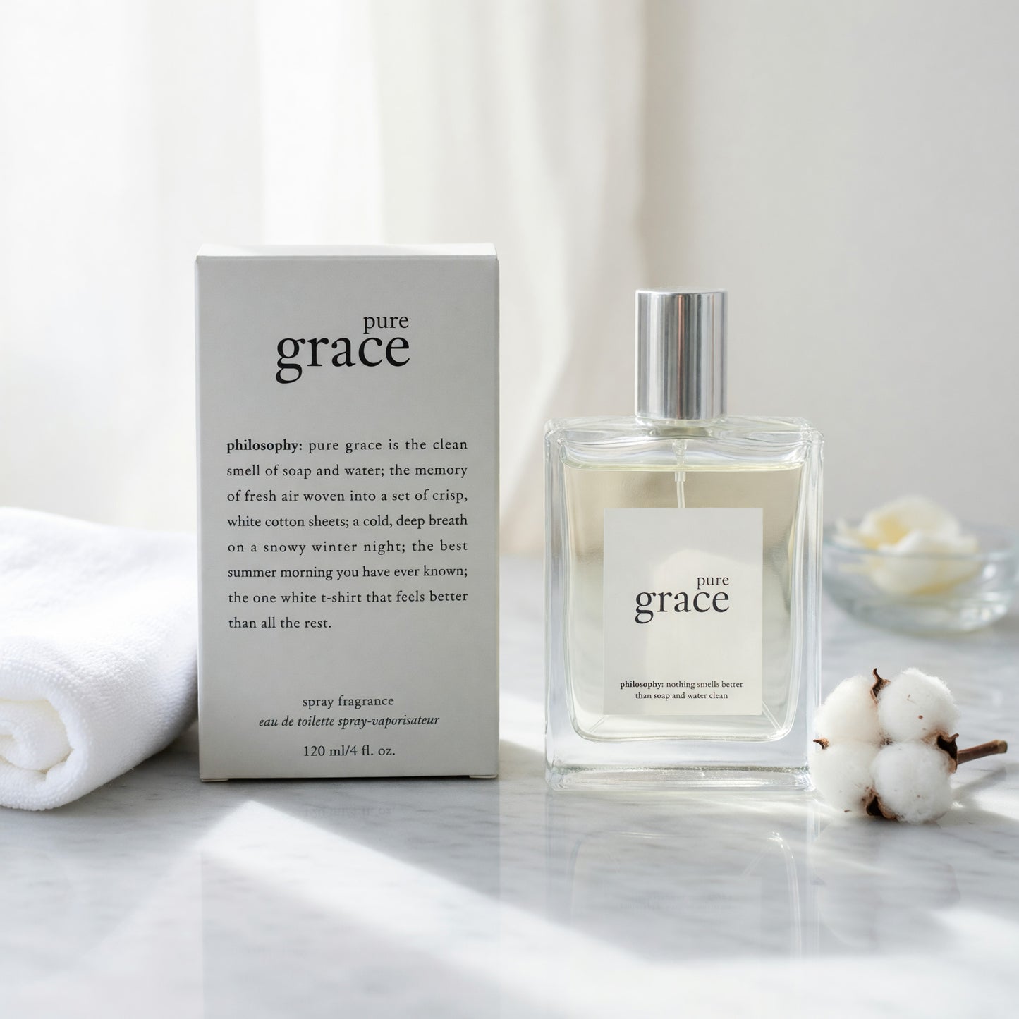 Pure Grace by Philosophy, 4 oz EDT Spray for Women