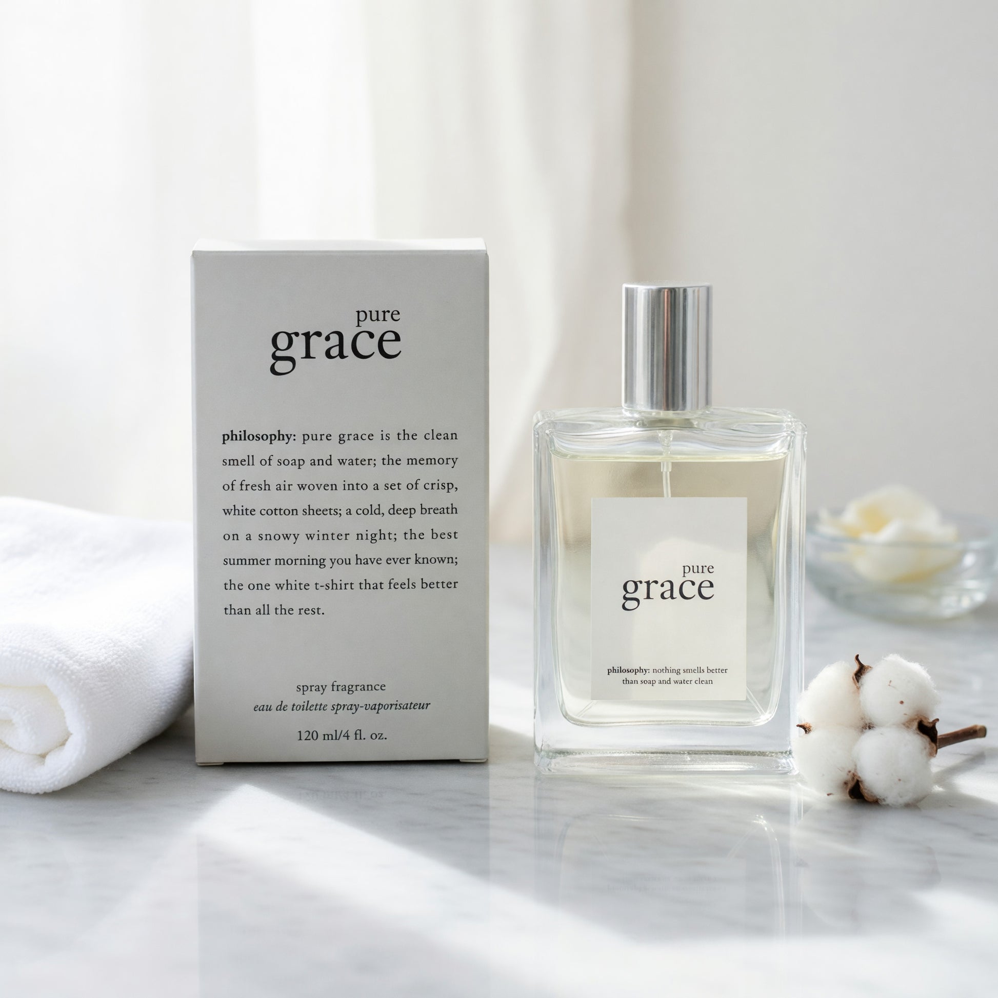 Pure Grace by Philosophy, 4 oz EDT Spray for Women