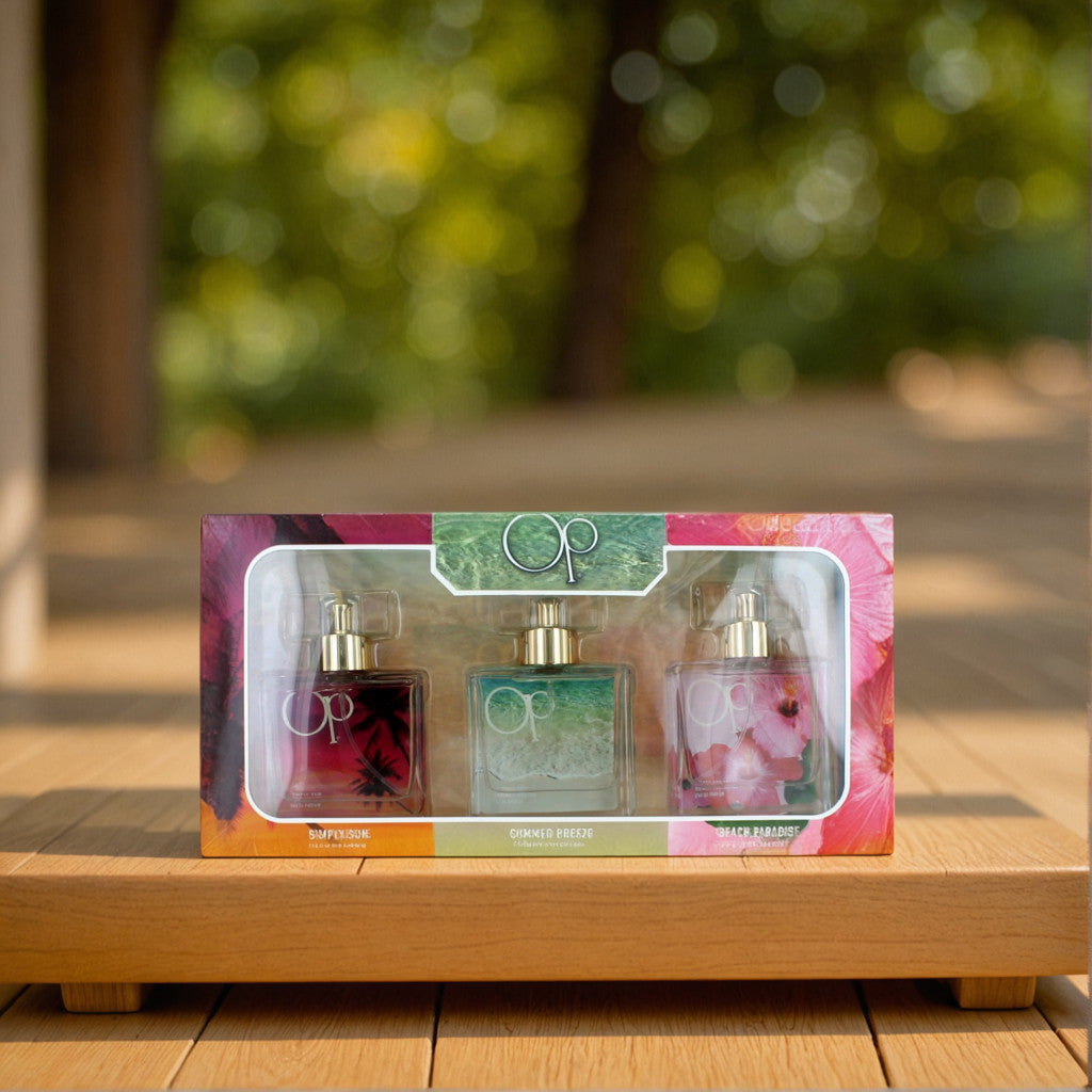 OP by Ocean Pacific, 3 Piece Fragrance Gift Collection for Women