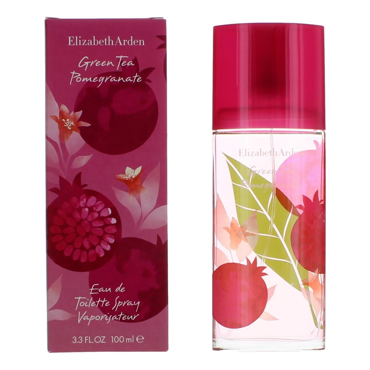 Green Tea Pomegranate by Elizabeth Arden, 3.3 oz EDT Spray for Women