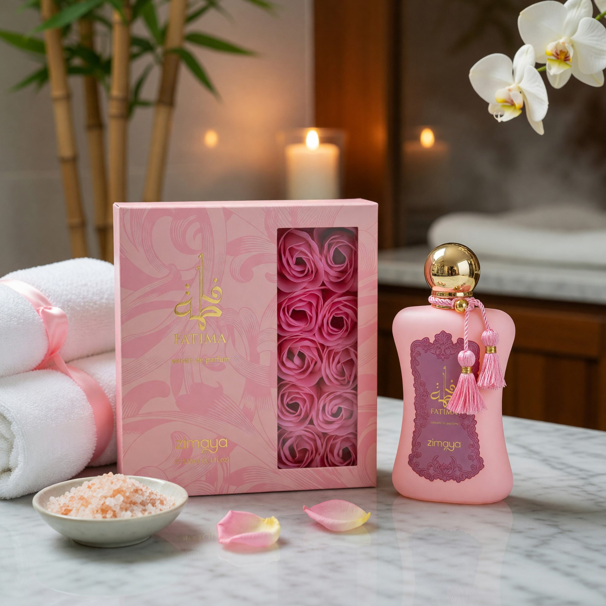 Fatima by Zimaya, 3.4 oz Extrait De Parfum for Women