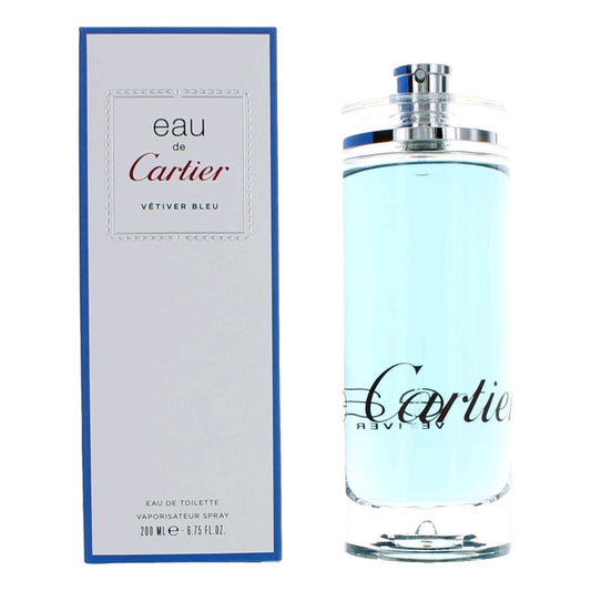 Eau De Cartier Vetiver Blue by Cartier, 6.7 oz EDT Spray for Unisex