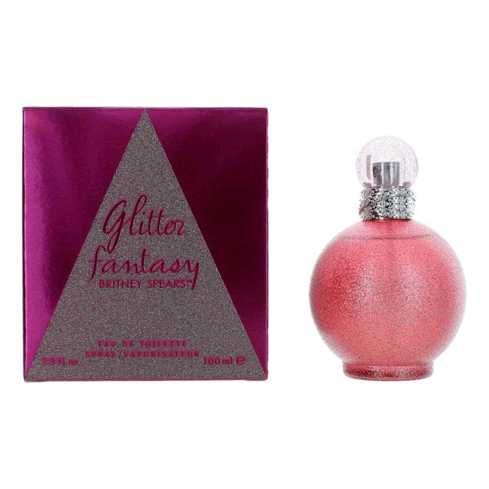 Glitter Fantasy by Britney Spears, 3.3 oz EDT Spray for Women