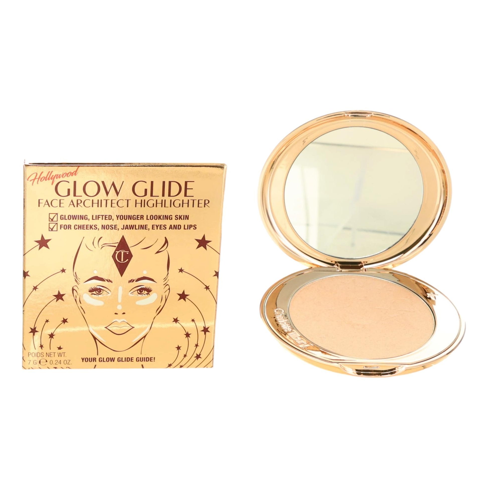 Charlotte Tilbury Glow Glide, .24oz Highlighter - Champagne Glow