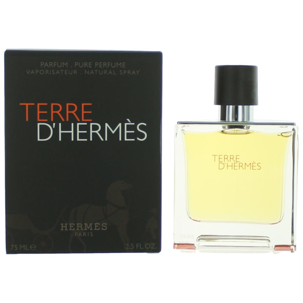 Terre D'Hermes by Hermes, 2.5 oz Pure Parfum Spray for Men