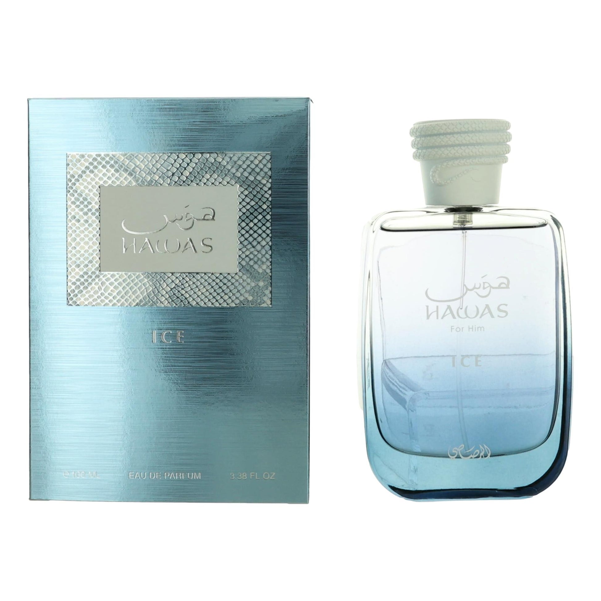 Hawas Ice by Rasasi, 3.38 oz EDP Spray for Men