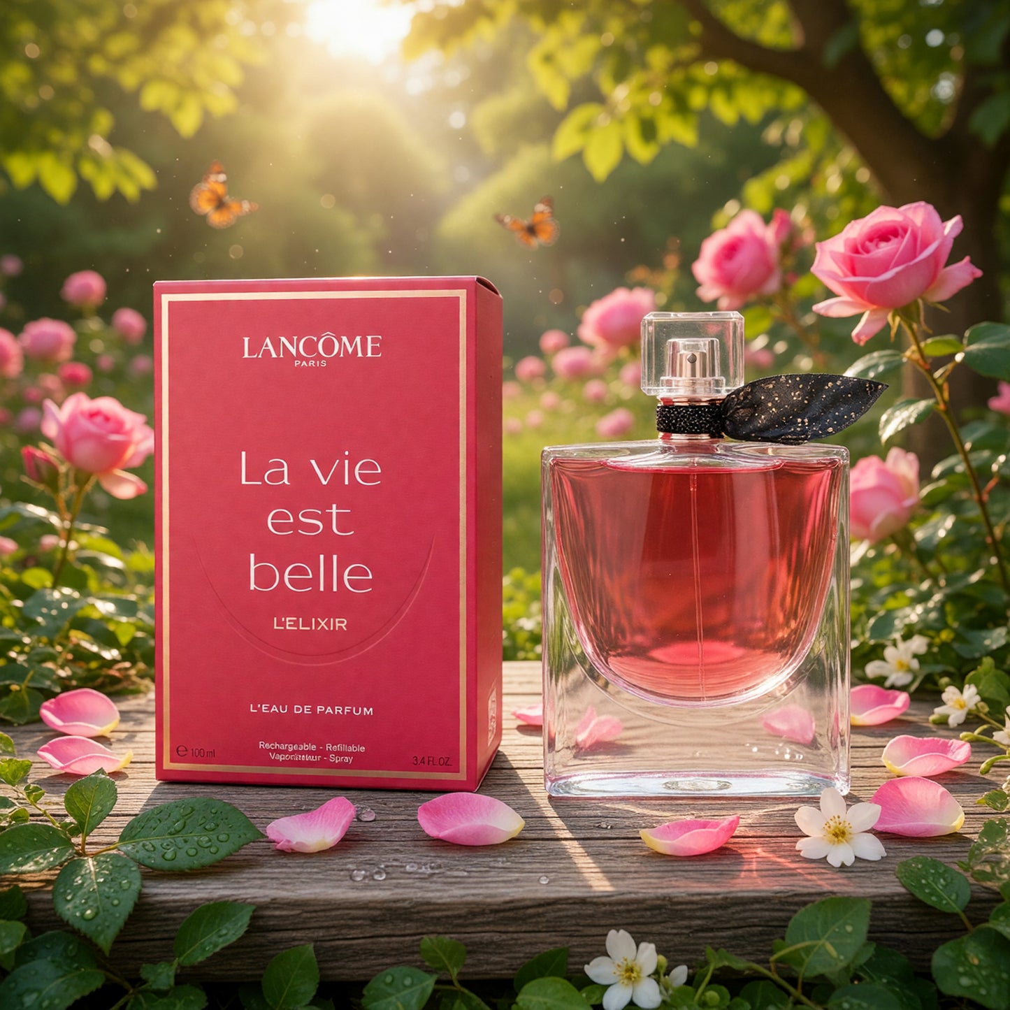 La Vie Est Belle L'Elixir by Lancome, 3.4 oz EDP Refillable for Women 