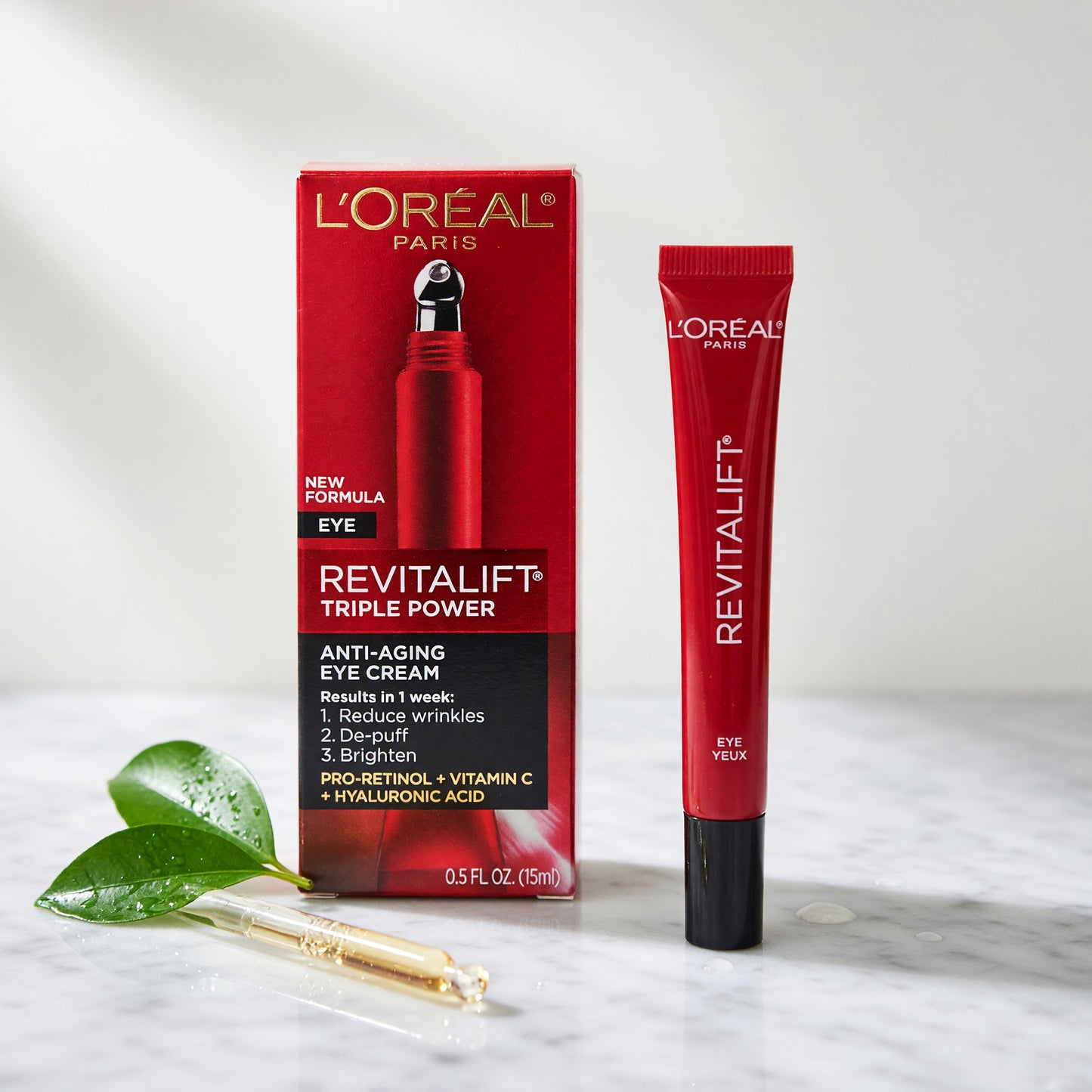 L'Oreal Revitalift Triple Power by L'Oreal, 0.5oz Anti-Aging Eye Cream