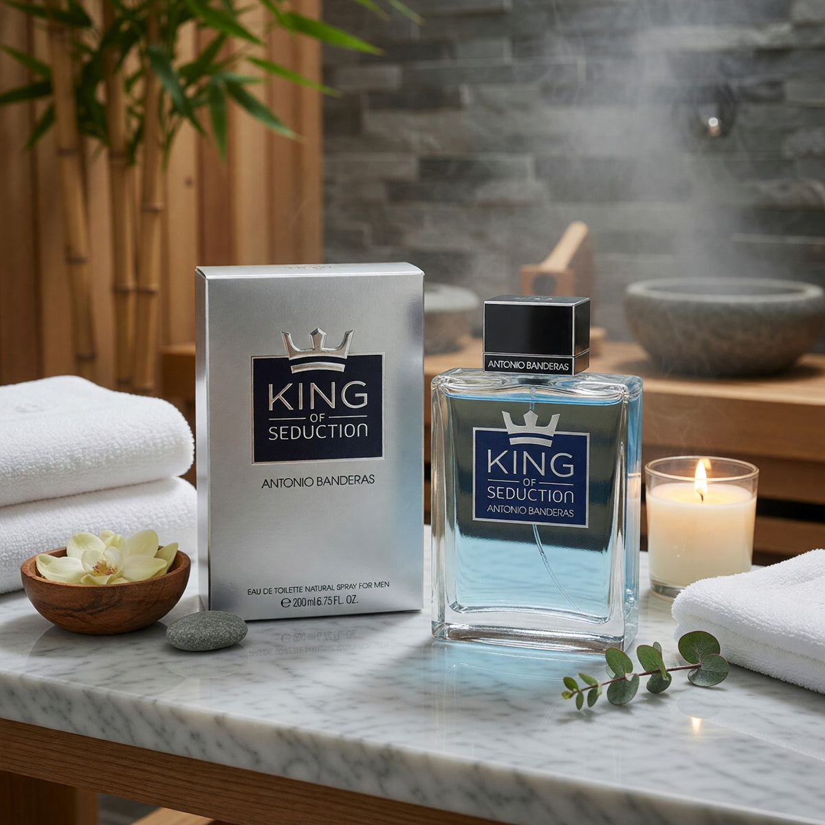 King of Seduction by Antonio Banderas, 6.7 oz EDT Spray for Men