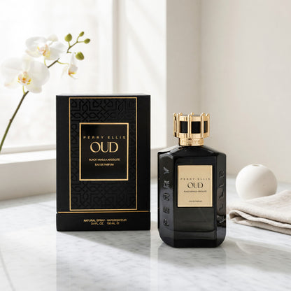 Oud Black Vanilla Absolute by Perry Ellis, 3.4 Oz EDP Spray For Unisex