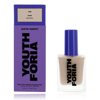 Date Night by Youthforia, 1.18oz Skin Tint Serum Foundation - 110 Fair - 110 Fair