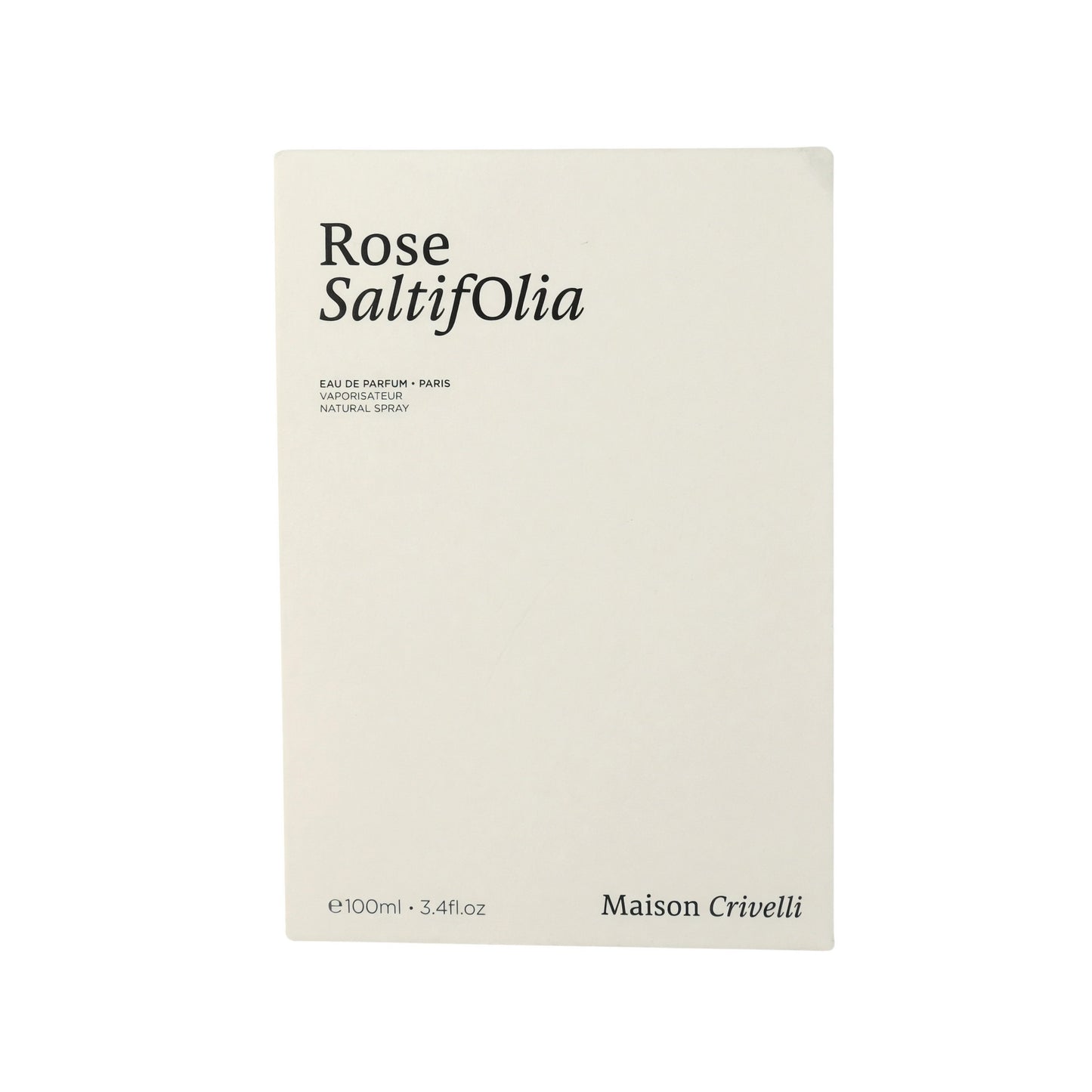 Rose Saltifolia by Maison Crivelli, 3.4 oz Eau de Parum for Unisex 