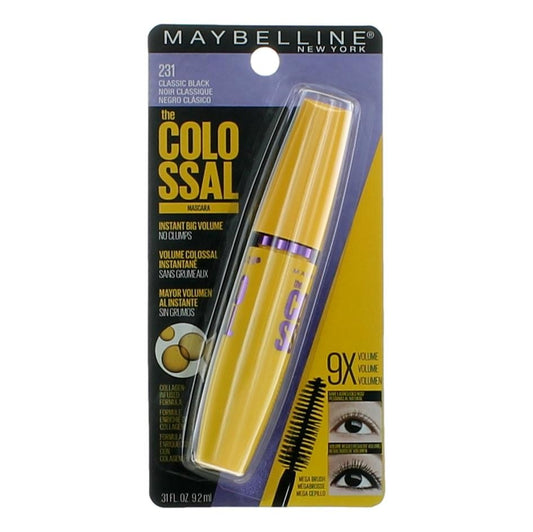 Maybelline The Colossal Mascara by Maybelline, .31oz Mascara - 231 Classic Black