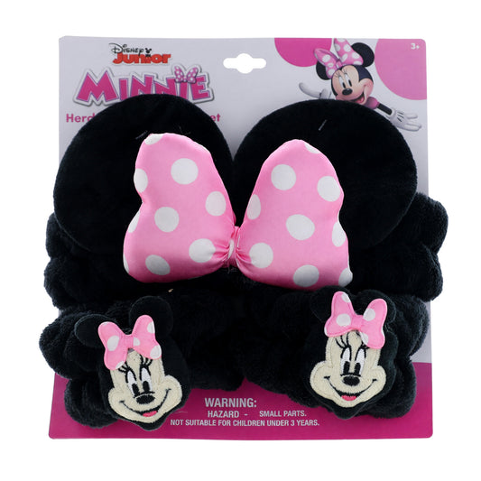 Minnie Mouse Plush Headband & Wristband Set by Disney, for Kids