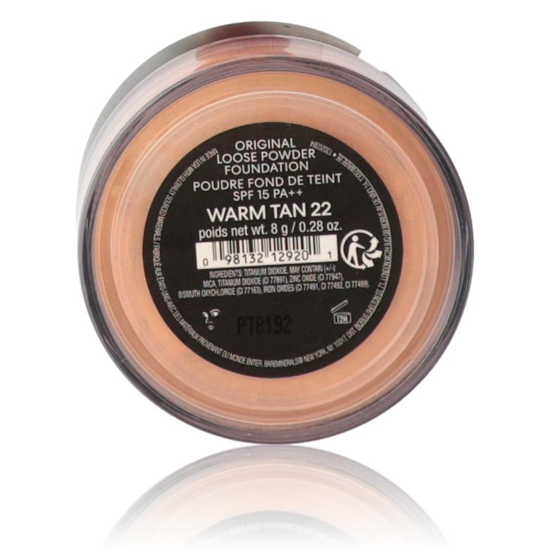 Bare Minerals Loose Powder Foundation .28 Powder Foundation SPF 15 - Warm Tan 22