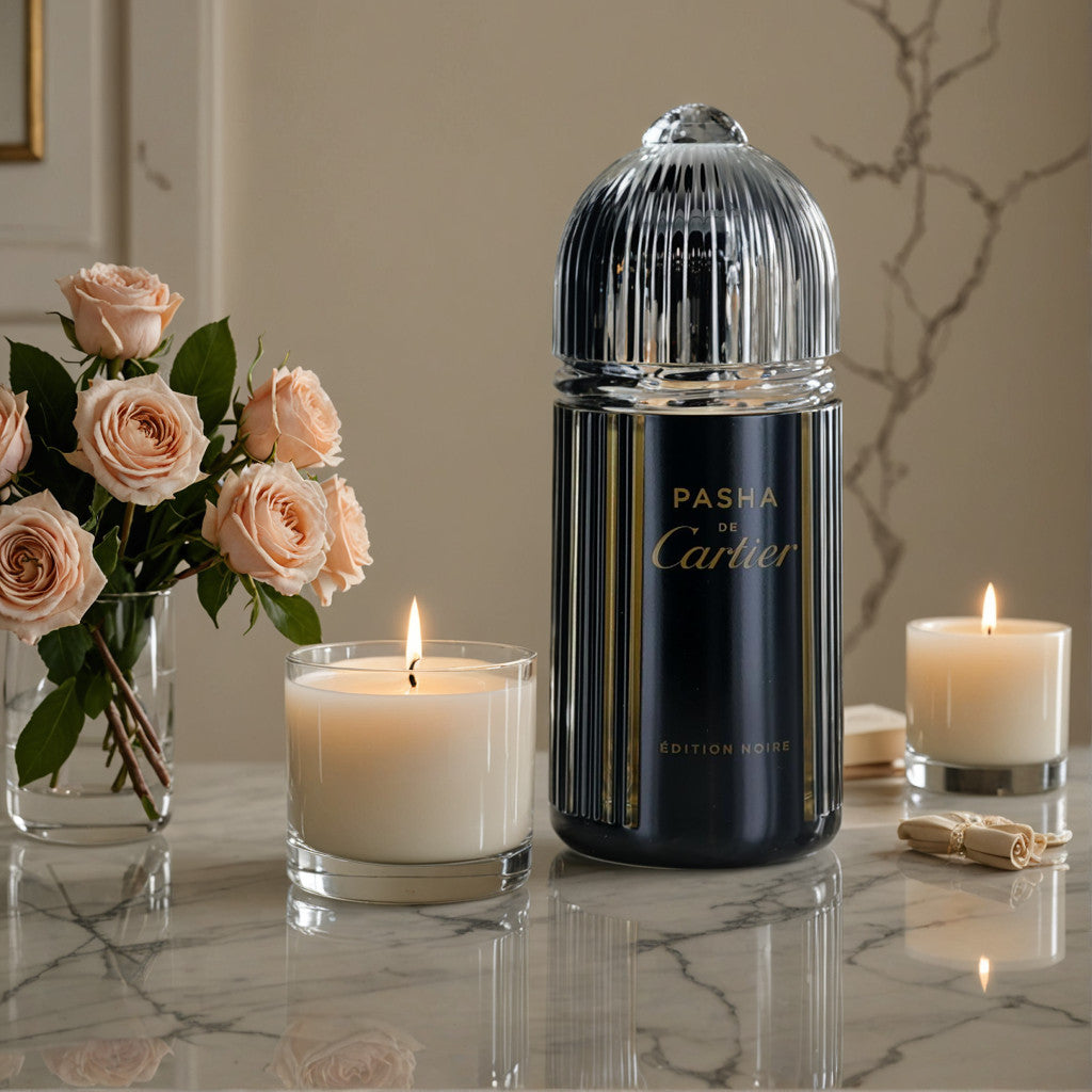 Pasha de Cartier Edition Noire by Cartier, 3.3oz EDT Spray men Limited Edition