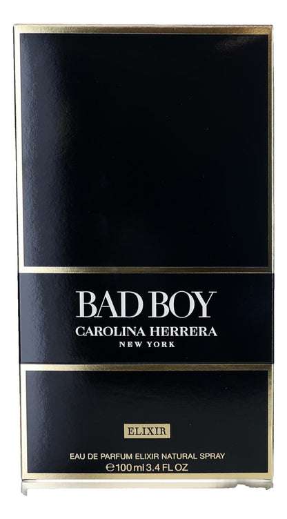 Bad Boy Elixir by Carolina Herrera, 3.4 oz EDP Elixir Spray for Men