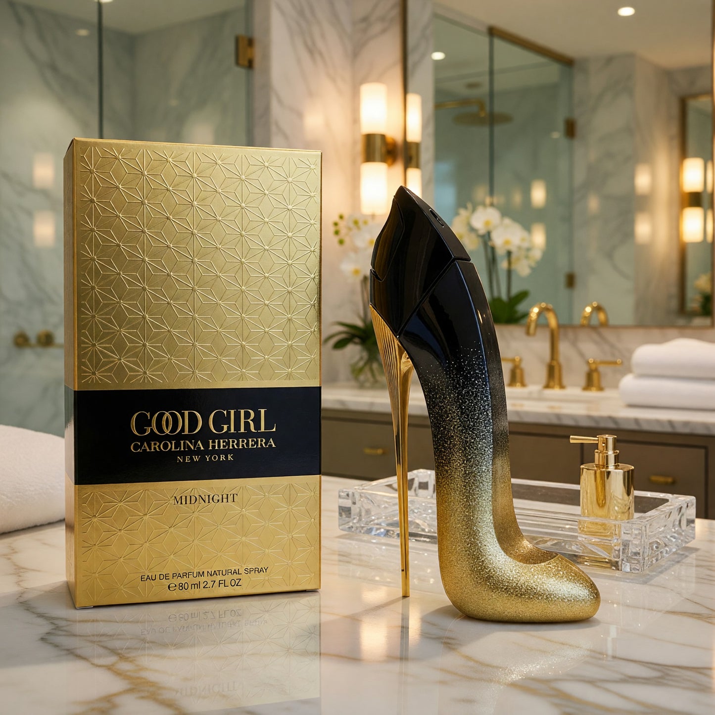 Good Girl Midnight by Carolina Herrera, 2.7 oz EDP Spray for Women