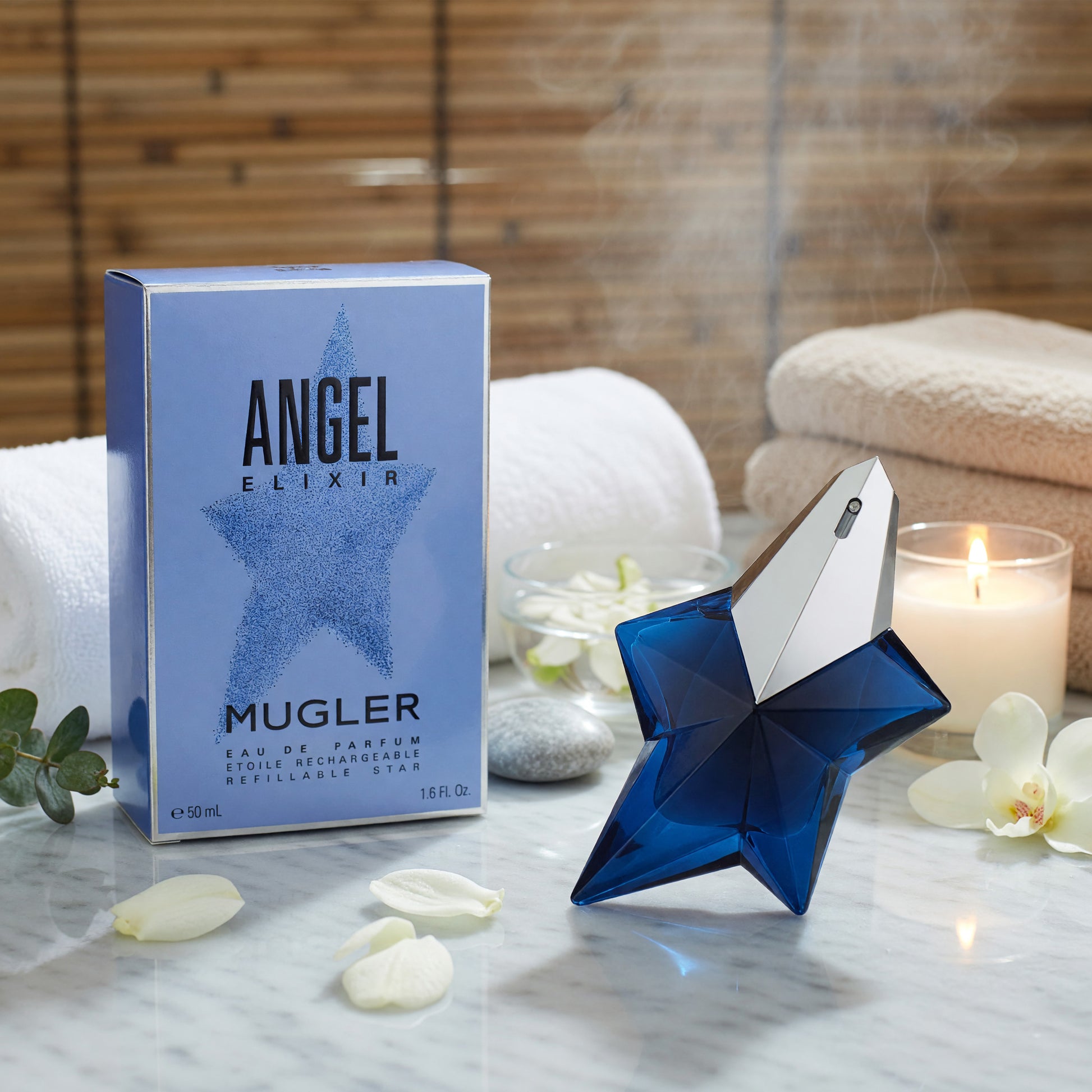 Angel Elixir by Thierry Mugler, 1.6 oz EDP Refillable Spray for Women