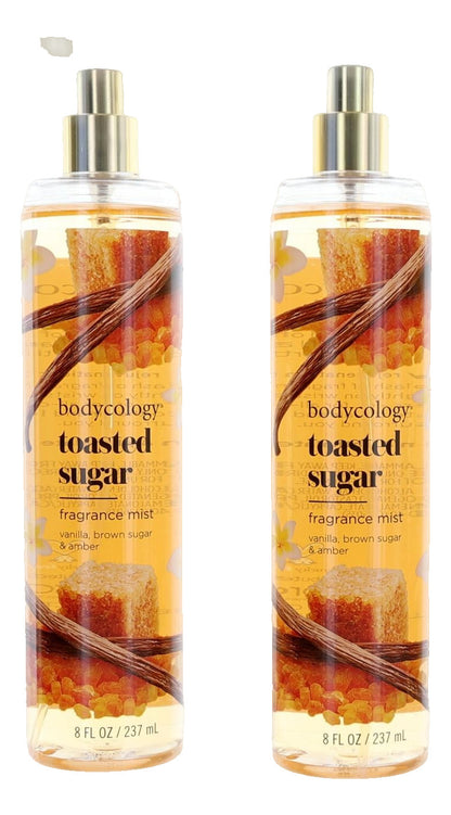 Toasted Sugar by Bodycology, 4 Pack 8 oz Fragrance Mist for Women