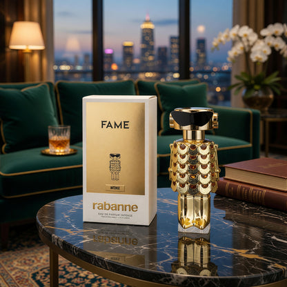 Fame Intense by Paco Rabanne, 2.7 oz EDP Spray Refillable for Women