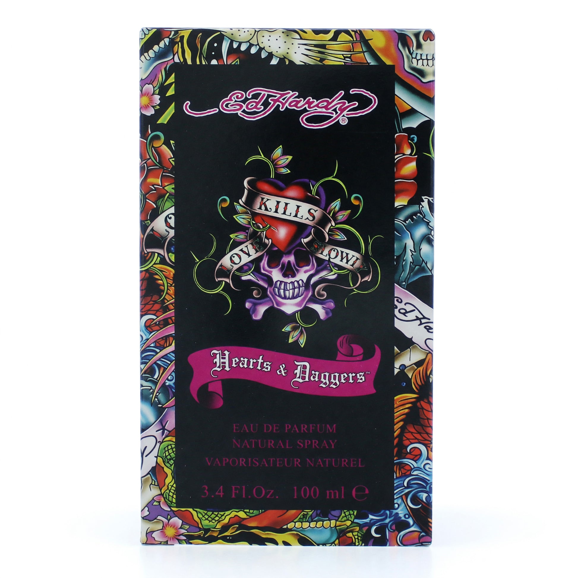 Ed Hardy Hearts & Daggers by Christian Audigier, 3.4oz EDP Spray women