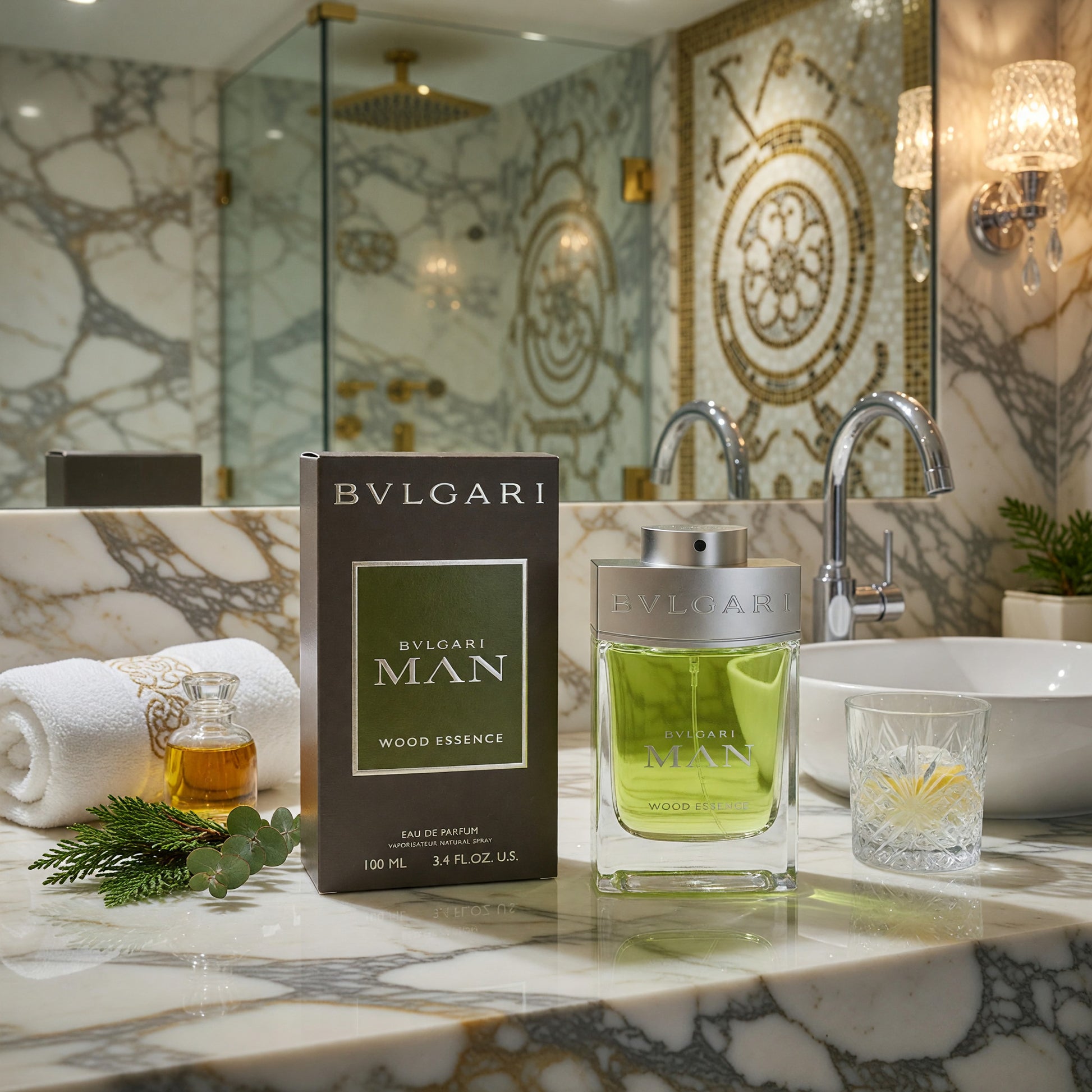 Bvlgari Man Wood Essence by Bvlgari, 3.4 oz EDP Spray for Men