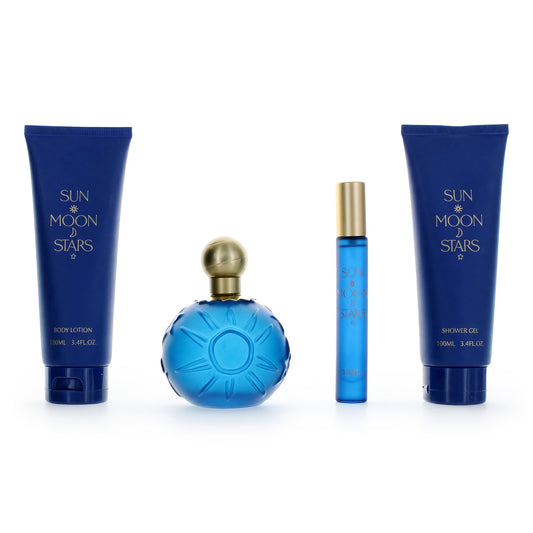 Sun Moon Stars by United Colors, 4 Piece Gift Set for Women
