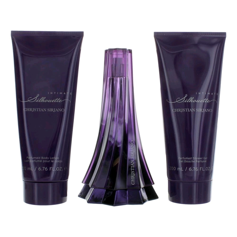 Intimate Silhouette by Christian Siriano, 3 Piece Gift Set for Women