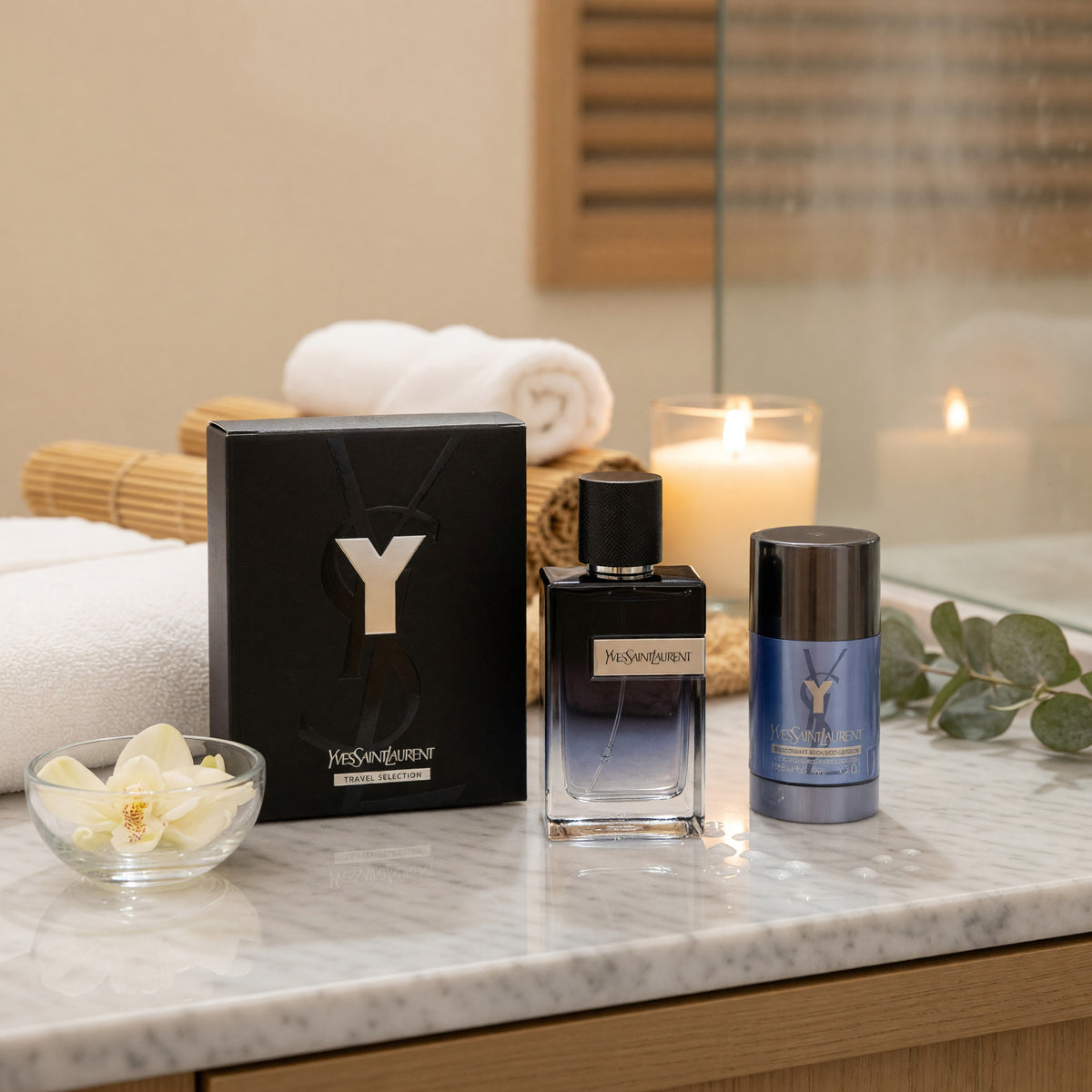 Y by Yves Saint Laurent, 2 Piece Gift Set for Men with Deodorant 