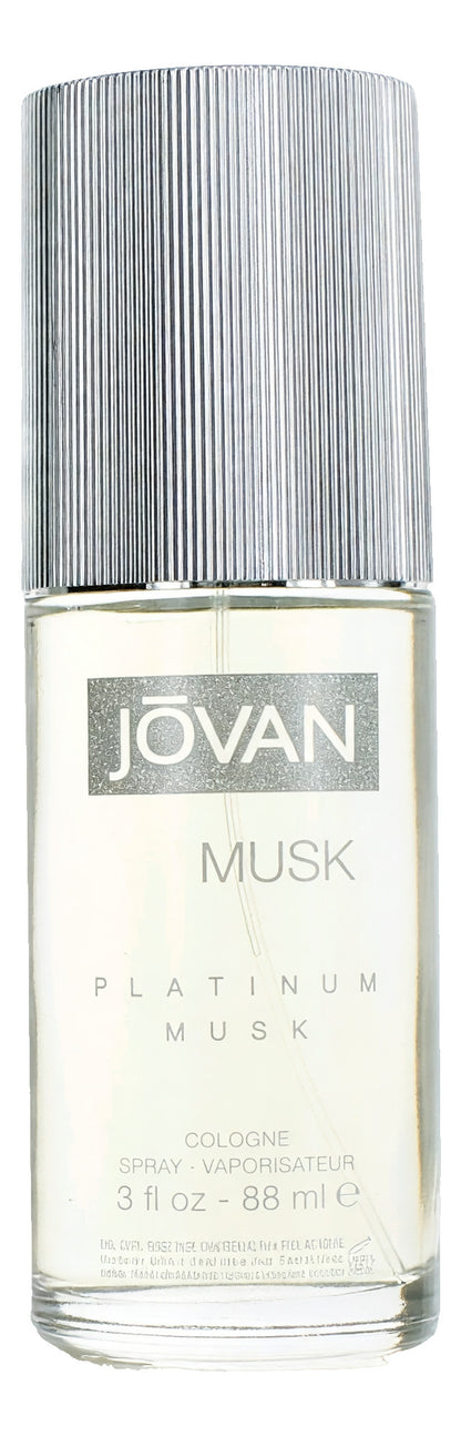 Jovan Platinum Musk by Jovan, 3 oz Eau De Cologne Spray for Men