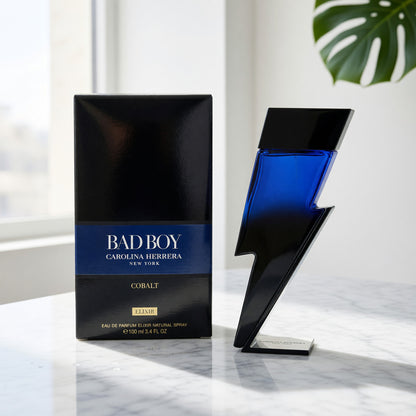 Bad Boy Cobalt Elixir by Carolina Herrera, 3.4oz EDP Elixir Spray men