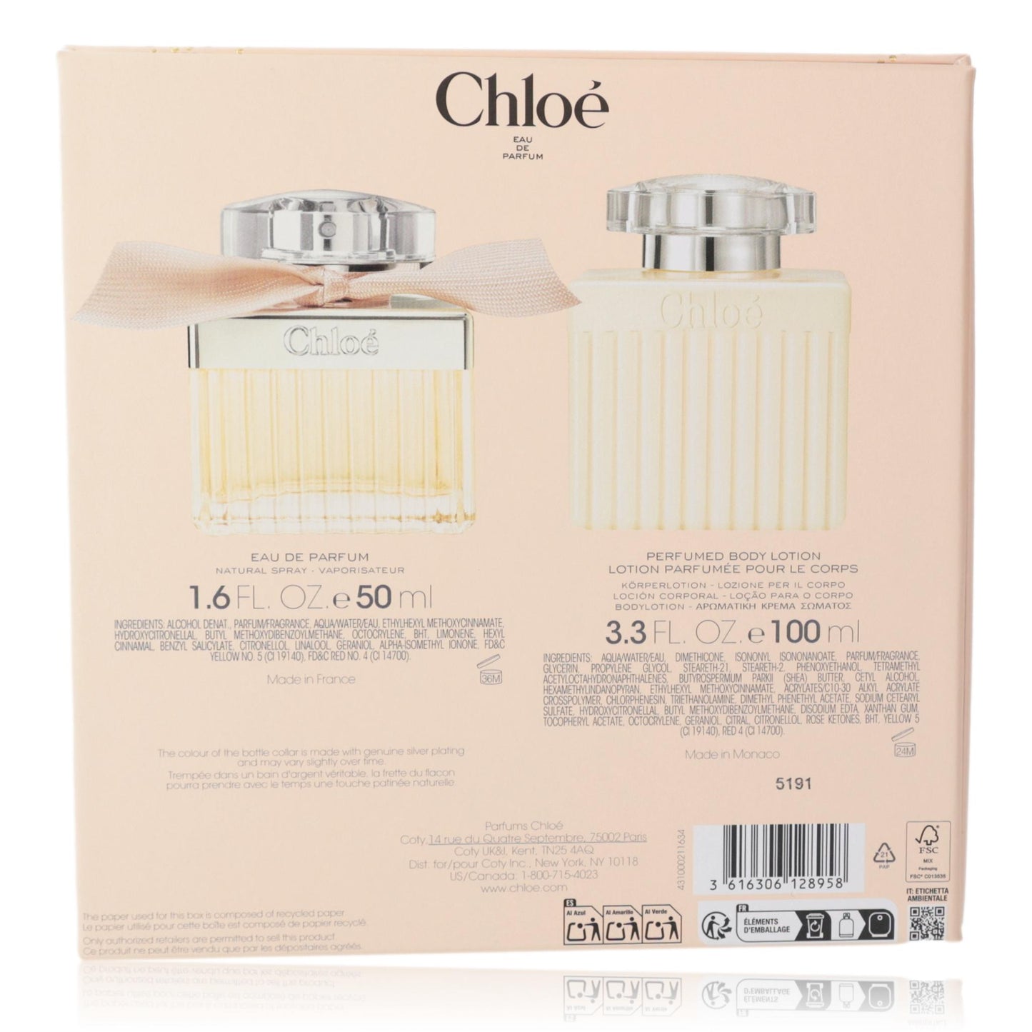 Chloe by Chloe, 2 Piece Gift Set for Women