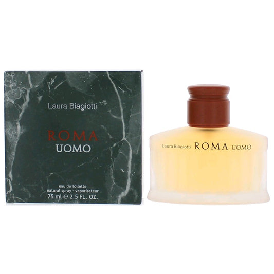 Roma Uomo by Laura Biagiotti, 2.5 oz EDT Spray for Men