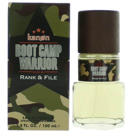 Kanon Boot Camp Warrior Rank & File by Kanon, 3.4 oz EDT Spray for Men
