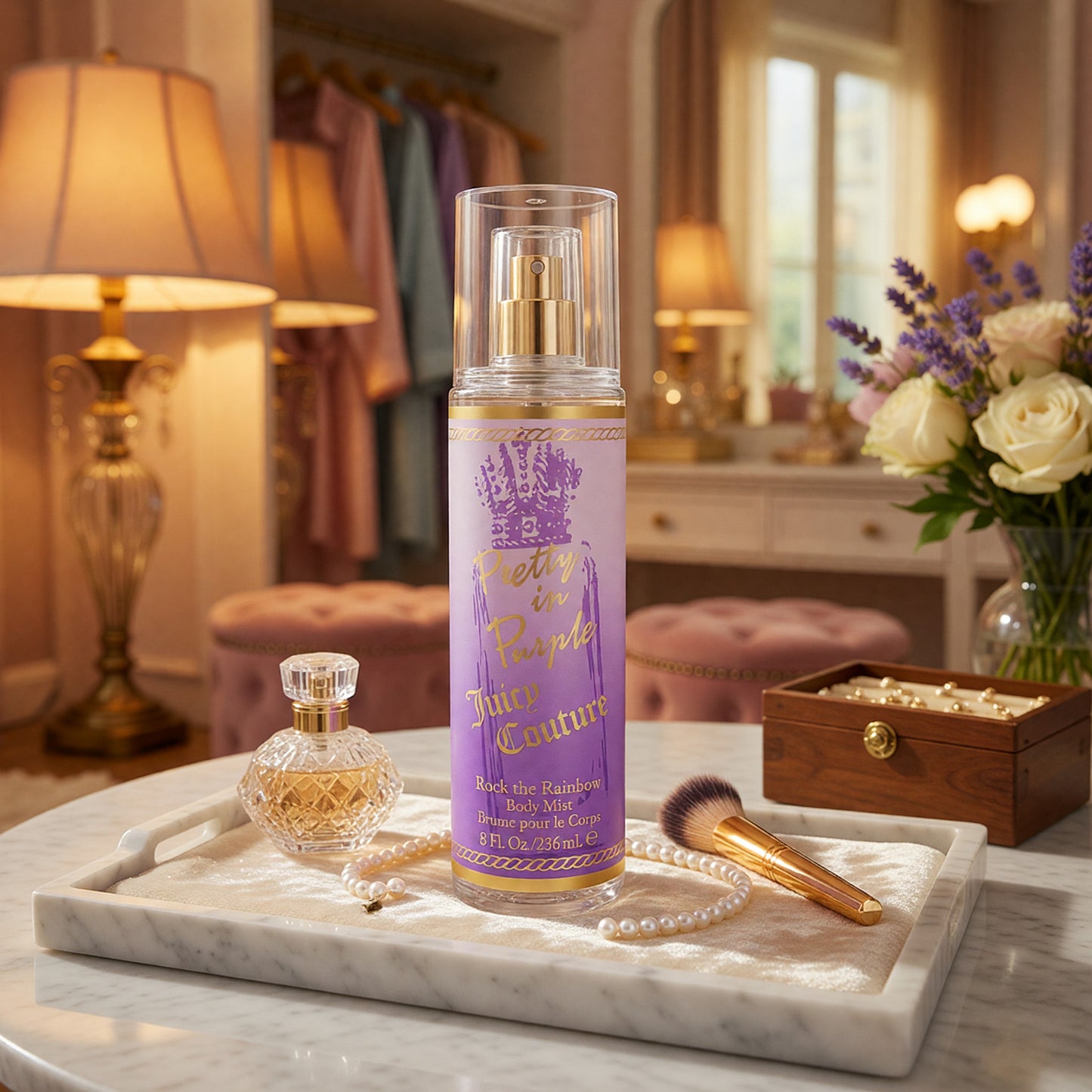 Pretty In Purple by Juicy Couture, 8 oz Fragrance Mist for Women