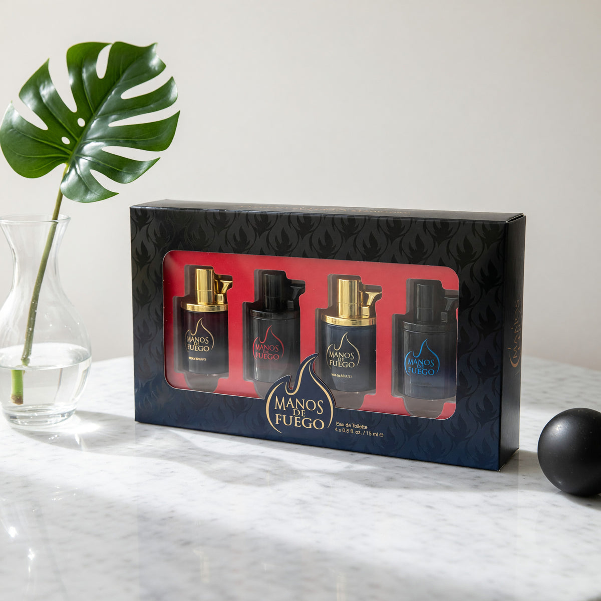 Manos De Fuego by Manos De Fuego, 4 Piece Coffret for Men