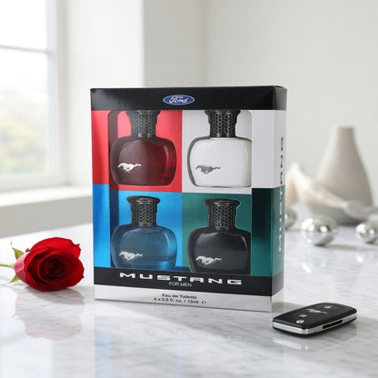 Mustang by Mustang, 4 Piece Gift Set for Men