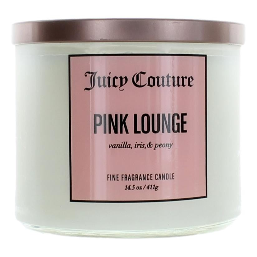 Juicy Couture 14.5 oz Soy Wax Blend 3 Wick Candle - Pink Lounge - Pink Lounge