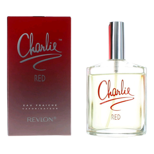 Charlie Red by Revlon, 3.4 oz Eau Fraiche Spray for Women