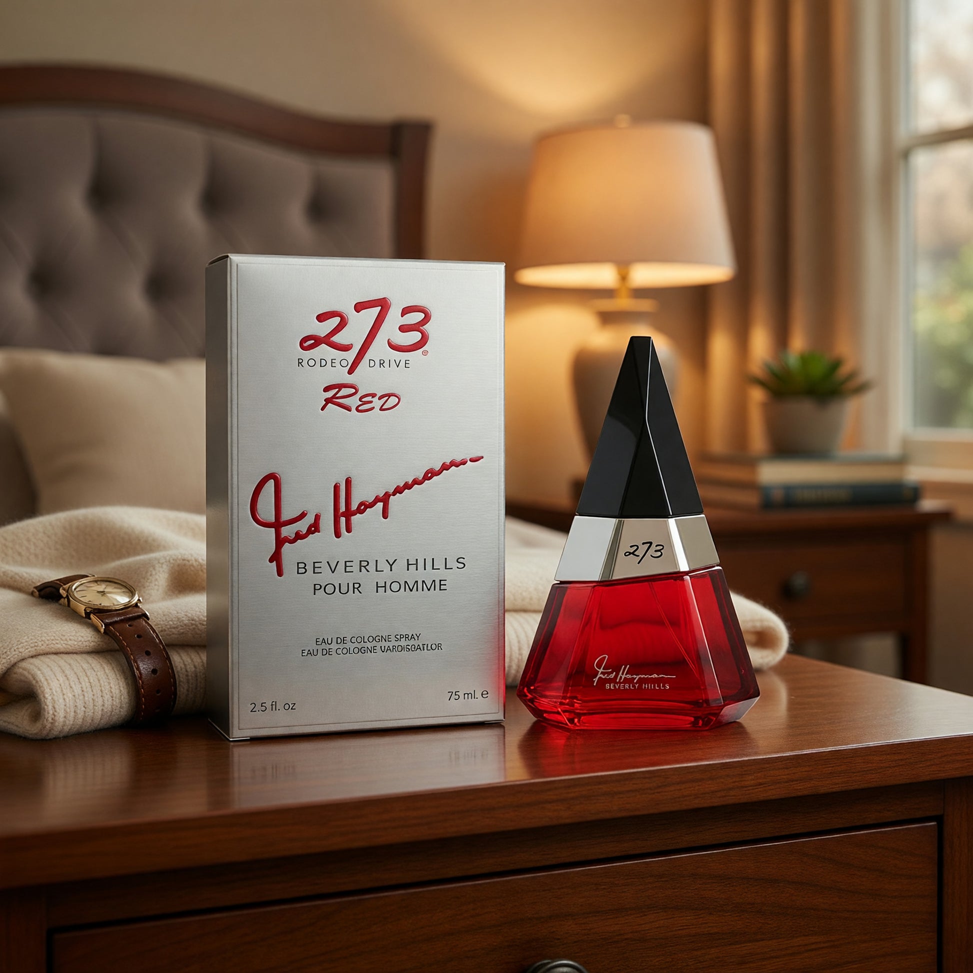 273 Red by Fred Hayman, 2.5 oz Eau De Cologne Spray for Men