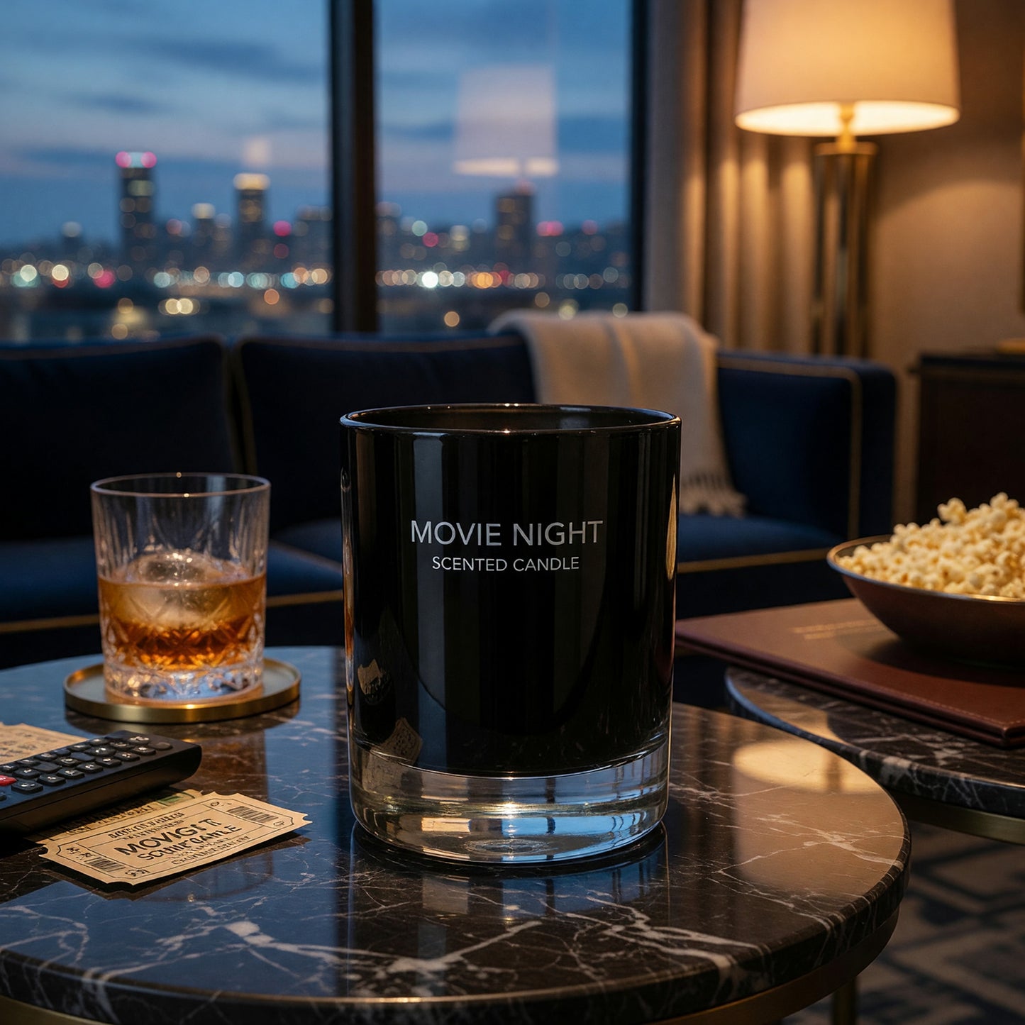 Movie Night by Fragrance One, 10.5 oz Scented Candle for Unisex.