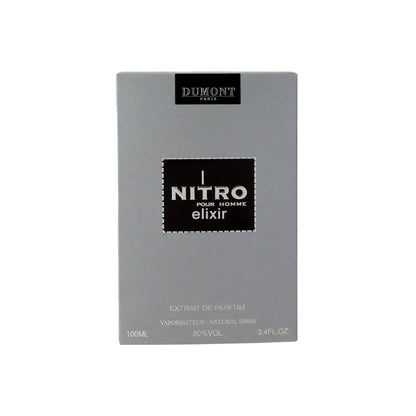 Nitro Elixir by Dumont, 3.4 oz Extrait De Parfum Spray for Men