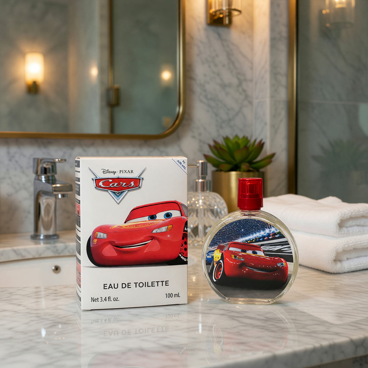 Lightning McQueen by Disney, 3.4 oz EDT Spray for Kids
