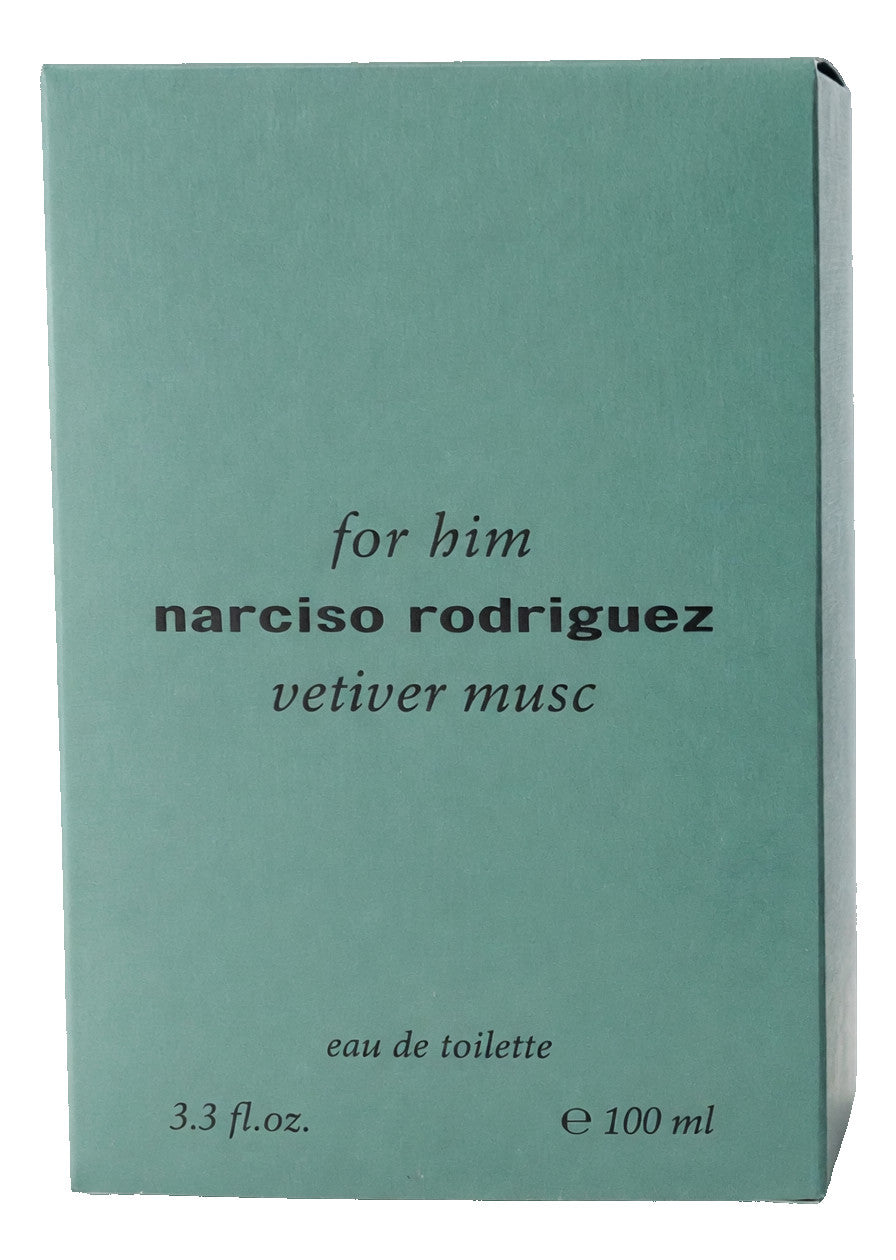 Vetiver Musc by Narciso Rodriguez, 3.4oz EDT Spray for Men