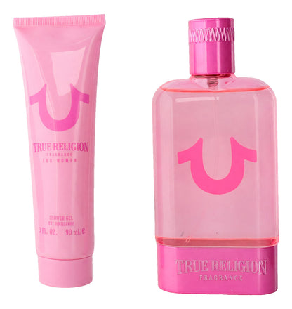 True Religion Pink by True Religion, 3 Piece Gift Set for Women